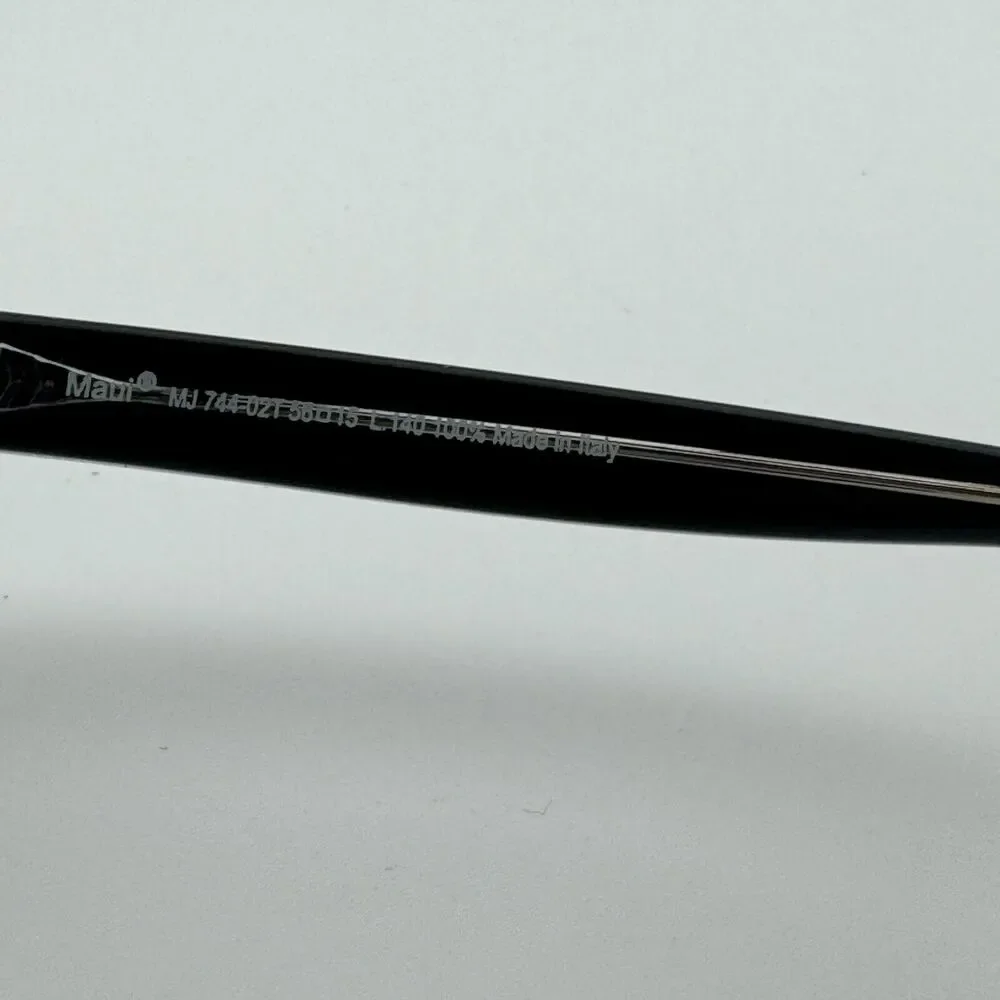 Maui Jim Italy Starfish MJ744-02T 55-16-145 Black Plastic Sunglasses Frame 12932